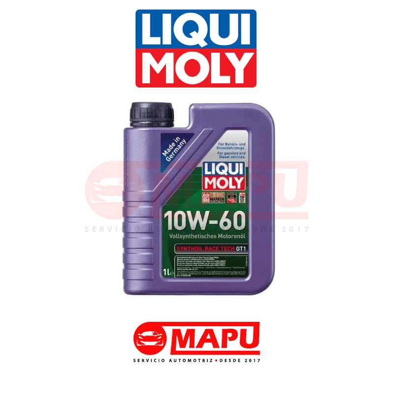 Imagen de Aceite sintético 10W60 de alto rendimiento para motores deportivos exigentes.