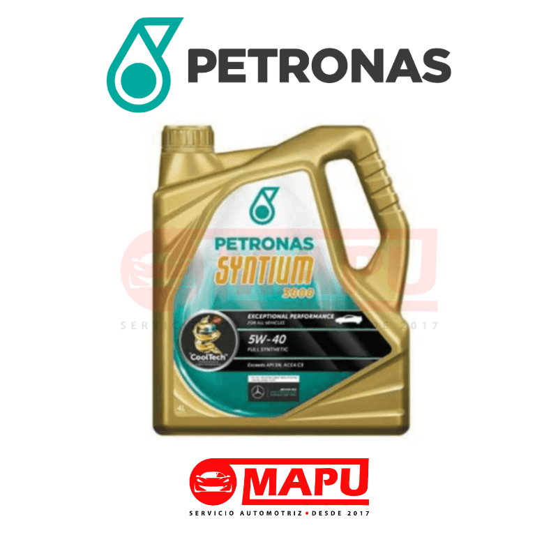 Imagen de Aceite sintético 5W40 diseñado para proteger el motor bajo altas exigencias.