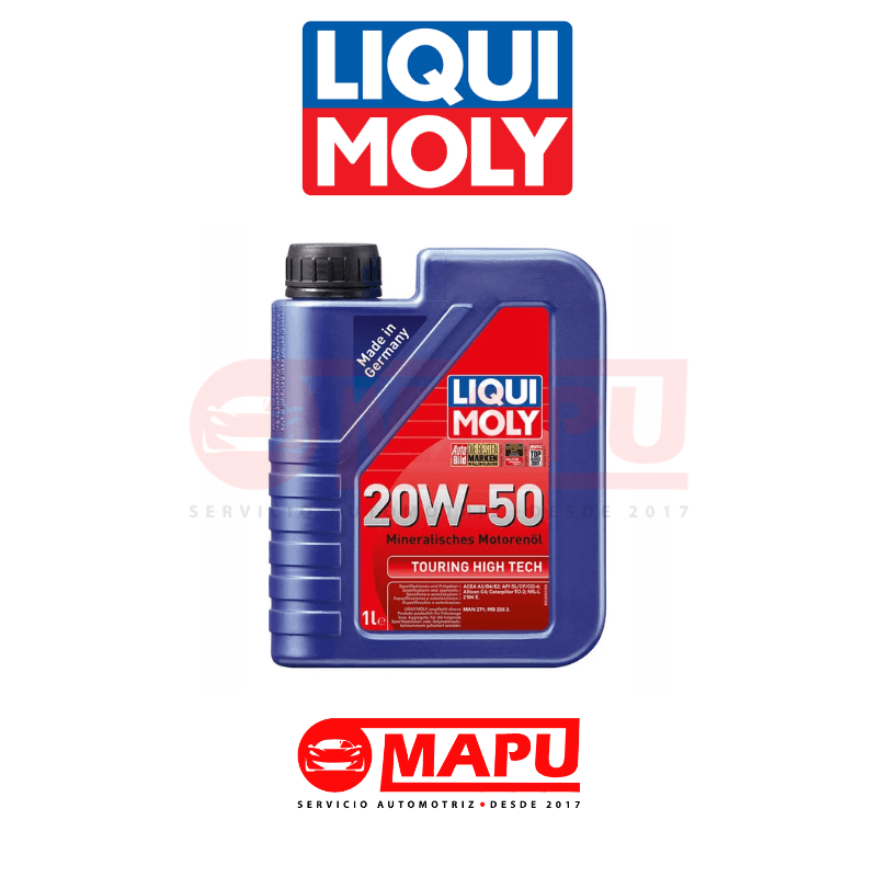 Imagen de Aceite 20W50 de alta resistencia para una protección confiable del motor.