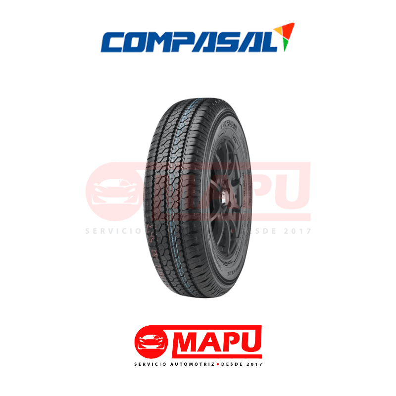 Imagen de Neumático comercial reforzado para uso frecuente en vans y furgones con alta capacidad de carga.