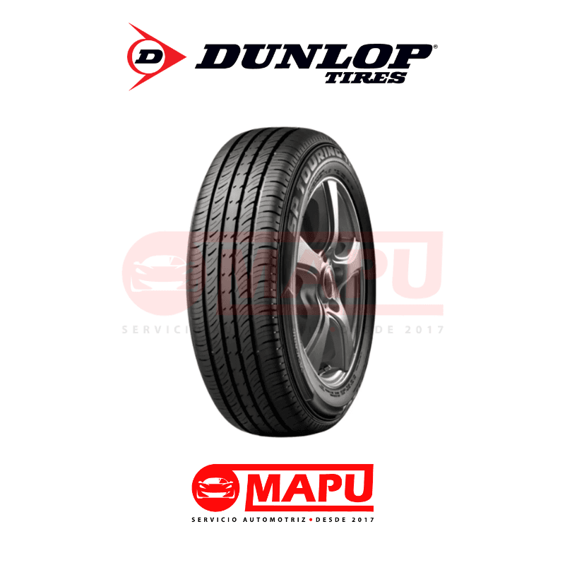 Imagen de Neumático Dunlop SP Touring T1 para autos compactos con buen equilibrio entre confort, agarre y durabilidad en uso urbano y carretera.