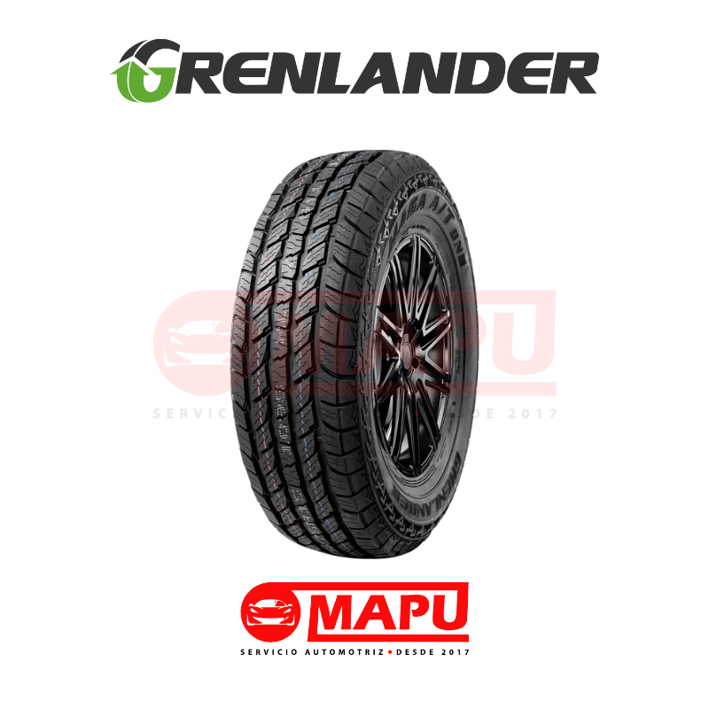 Imagen de Neumático All-Terrain versátil con tracción reforzada y buen drenaje para SUV y camionetas en ciudad, carretera y caminos ligeros.