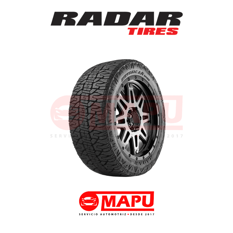 Imagen de Neumático all-terrain versátil que equilibra tracción fuera de carretera y confort en ruta.